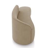 Sofá 4 Lugares Orgânico 220 Cm Morgan Suede Marrom Rato D03 - D'rossi - 7