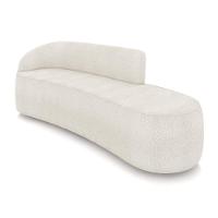 Sofá 4 Lugares Orgânico 220 Cm Morgan Bouclê Off White D03 - D'rossi - 1