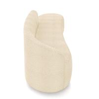 Sofá 4 Lugares Orgânico 220 Cm Morgan Bouclê Bege D03 - D'rossi - 7