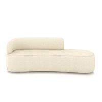 Sofá 4 Lugares Orgânico 220 Cm Morgan Linho Bege D03 - D'rossi - 5