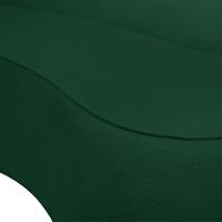 Sofá 3 Lugares Orgânico 180cm Pé Dourado Morgan Bouclê Verde D03 - D'rossi