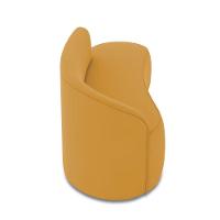 Sofá 3 Lugares Orgânico 180 Cm Morgan Veludo Mostarda D03 - D'rossi - 7