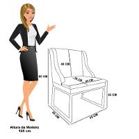 Cadeira Sala De Jantar Industrial Dourado Kit 2 Liz Bouclê Mostarda D03 - D'rossi