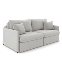 Sofá Retrátil Reclinável 4 Lugares 254cm Maili Veludo Cinza K01 - D'rossi