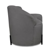 Sofá 4 Lugares Orgânico 220cm Pé Ferro Preto Morgan Bouclê Grafite D03 - D'rossi - 7