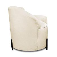 Sofá 4 Lugares Orgânico 220cm Pé Ferro Preto Morgan Bouclê Bege D03 - D'rossi - 7