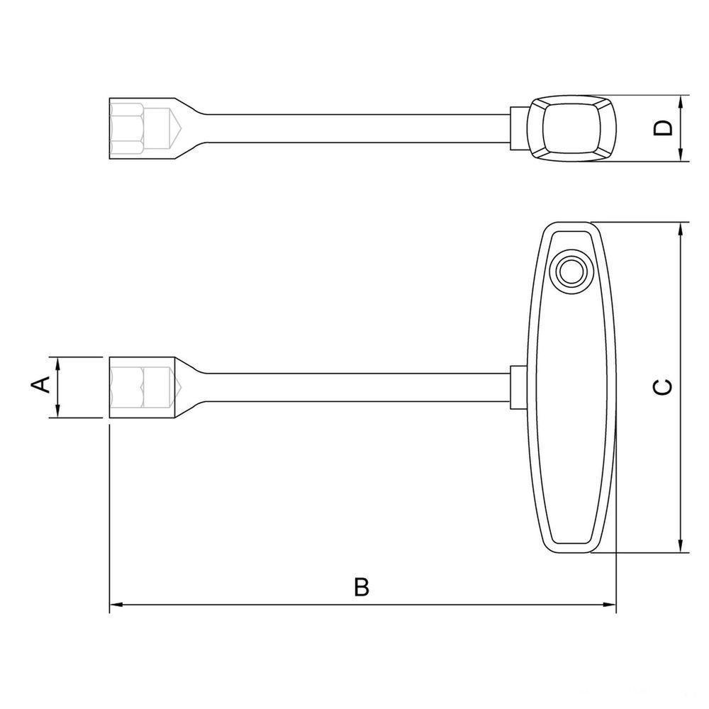 Chave Cabo T Canhão 7 Mm Tramontina Pro Tramontina - 2