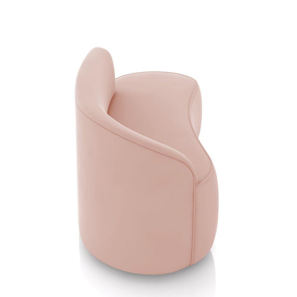 Sofá 2 Lugares Orgânico 140 Cm Morgan Veludo Rosê D03 - D'rossi - 7