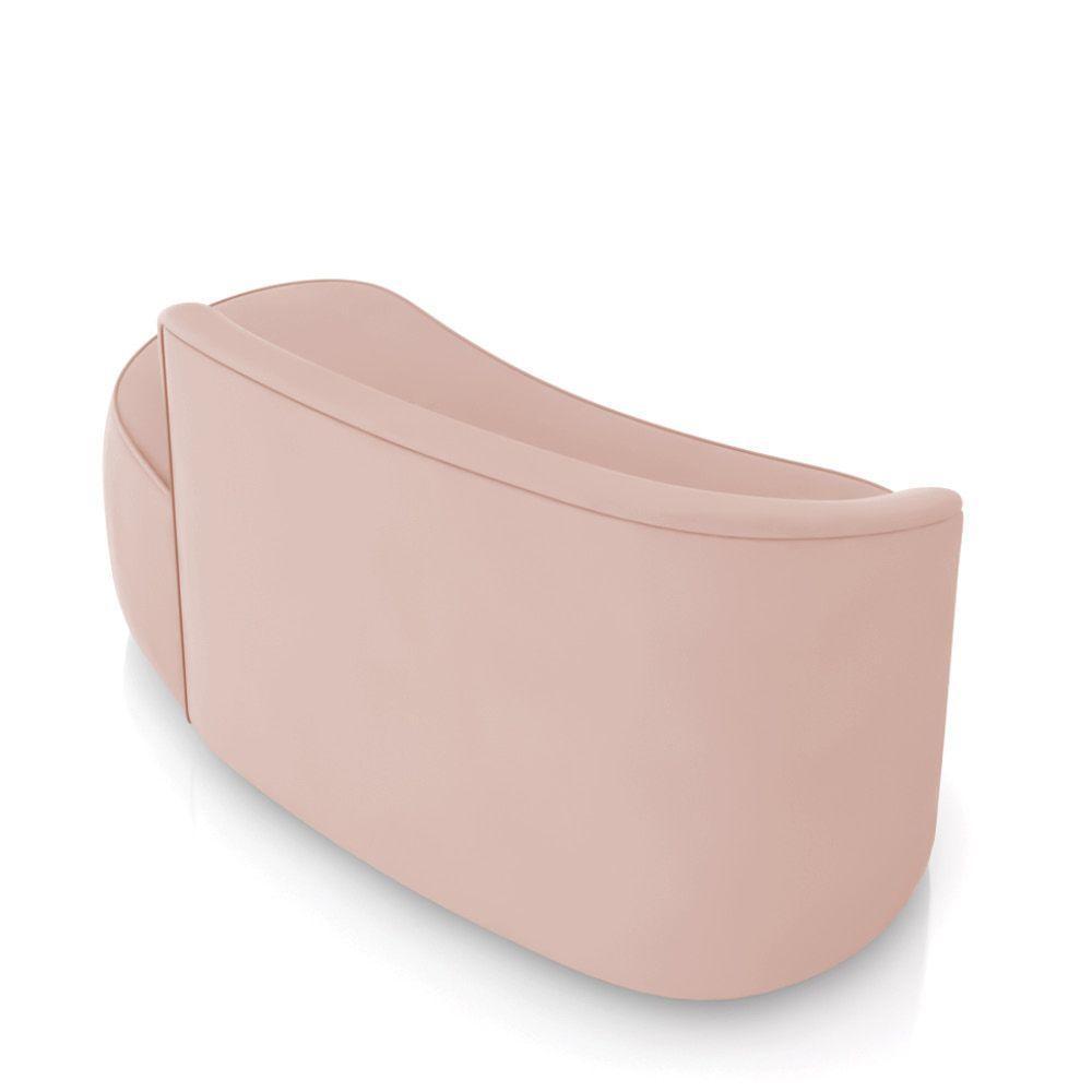 Sofá 2 Lugares Orgânico 140 Cm Morgan Veludo Rosê D03 - D'rossi - 8