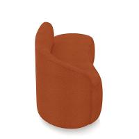 Sofá 2 Lugares Orgânico 140 Cm Morgan Bouclê Terracota D03 - D'rossi - 7