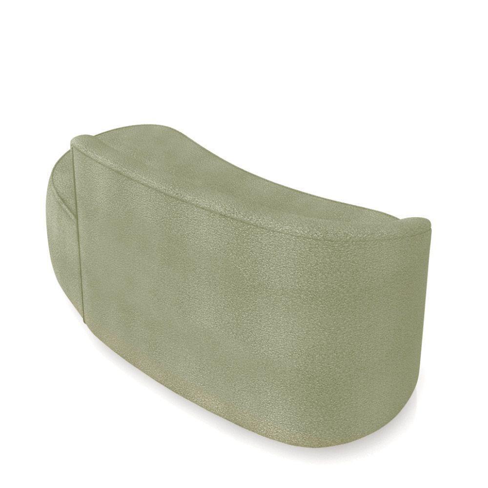 Sofá 2 Lugares Orgânico 140 Cm Morgan Bouclê Pistache D03 - D'rossi - 8