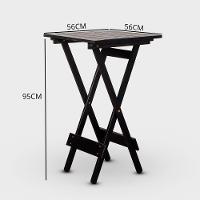 Conjunto De Mesa Bistrô E 02 Cadeiras Cor Preta