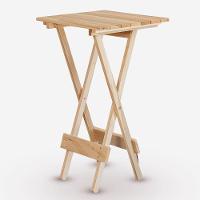 Conjunto De Mesa Bistrô E 02 Cadeiras Em Eucalipto Sem Pintura - 2