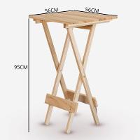 Conjunto De Mesa Bistrô E 02 Cadeiras Em Eucalipto Sem Pintura