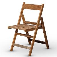 Conjunto De Mesa 70x70 E 02 Cadeiras Dobráveis Em Madeira Nobre Sem Pintura - 3