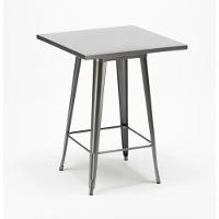 Mesa Bistrô Alta Tolix 60x60cm Preta, Ideal Para Bar, Café Ou área Gourmet - 6