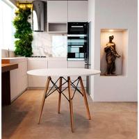 Mesa De Jantar Redonda Eames Eiffel 120cm Branca - 3