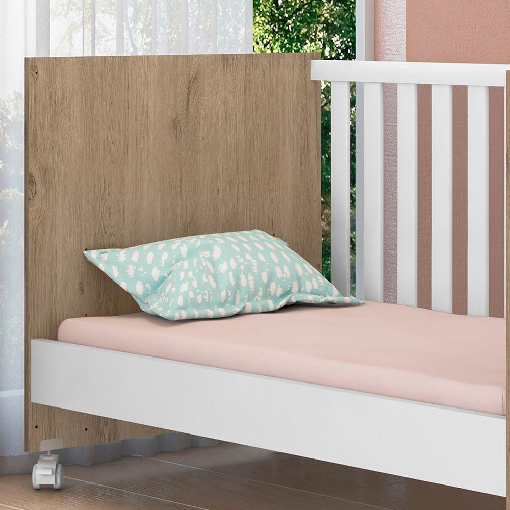Jogo De Quarto Infantil Gr E Cômoda E Berço 1340 Doce Sonho carvalho-branco - 10