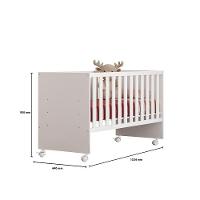 Jogo De Quarto Infantil Gr E Cômoda E Berço 3540 Doce Sonho branco-branco - 10