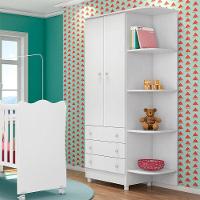 Jogo De Quarto Infantil Gr E Cômoda E Berço 1 Doce Sonho branco - 5