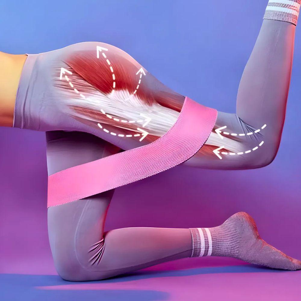 Kit 3 Faixas Elásticas De Exercício Hip Resistance Bands - 7