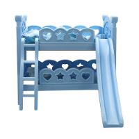 Berço De Brincadeira Com Escorregador Azul Diversão Garantida Infantil - 1