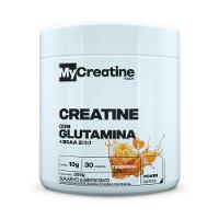 Creatina + Bcaa + Glutamina Mycreatine 300g Sabor Tangerina - 1