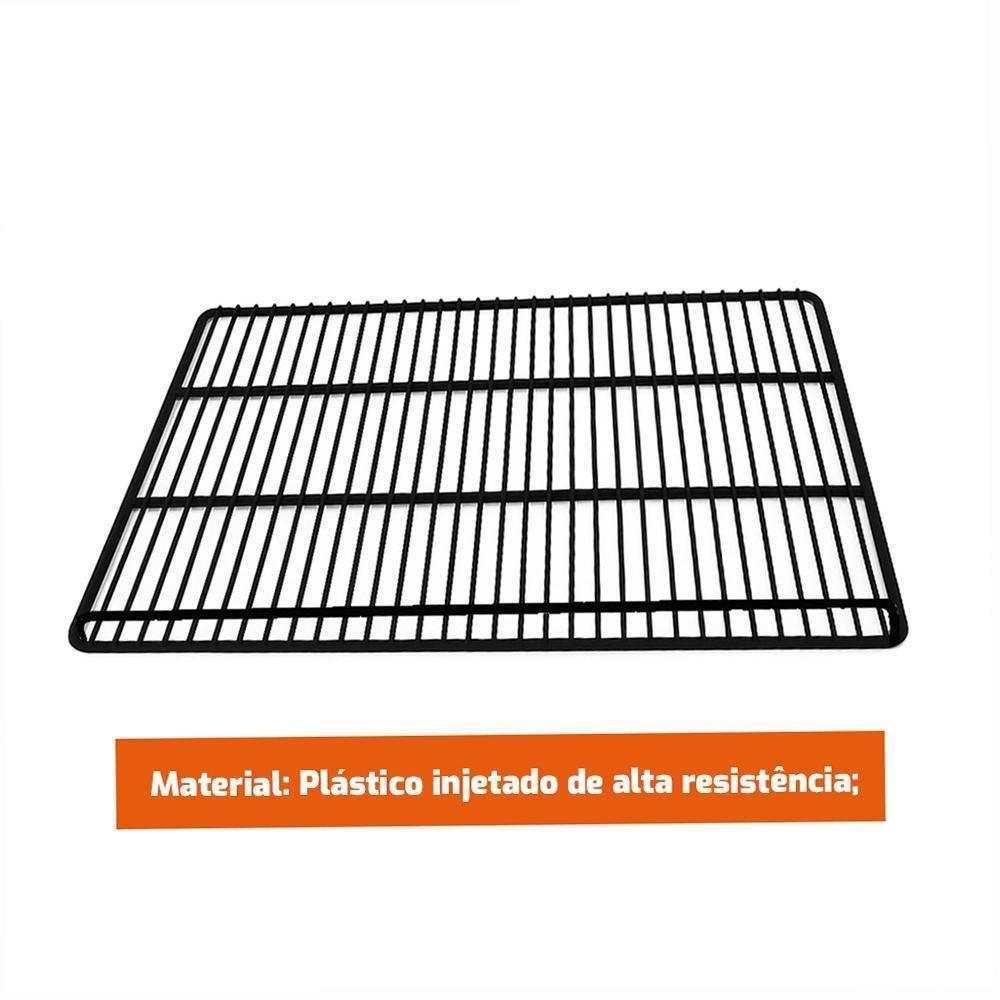Grade Prateleira Para Visa Vcce570 Modelo Injetado Preta 55x53 - Refrimate - 3
