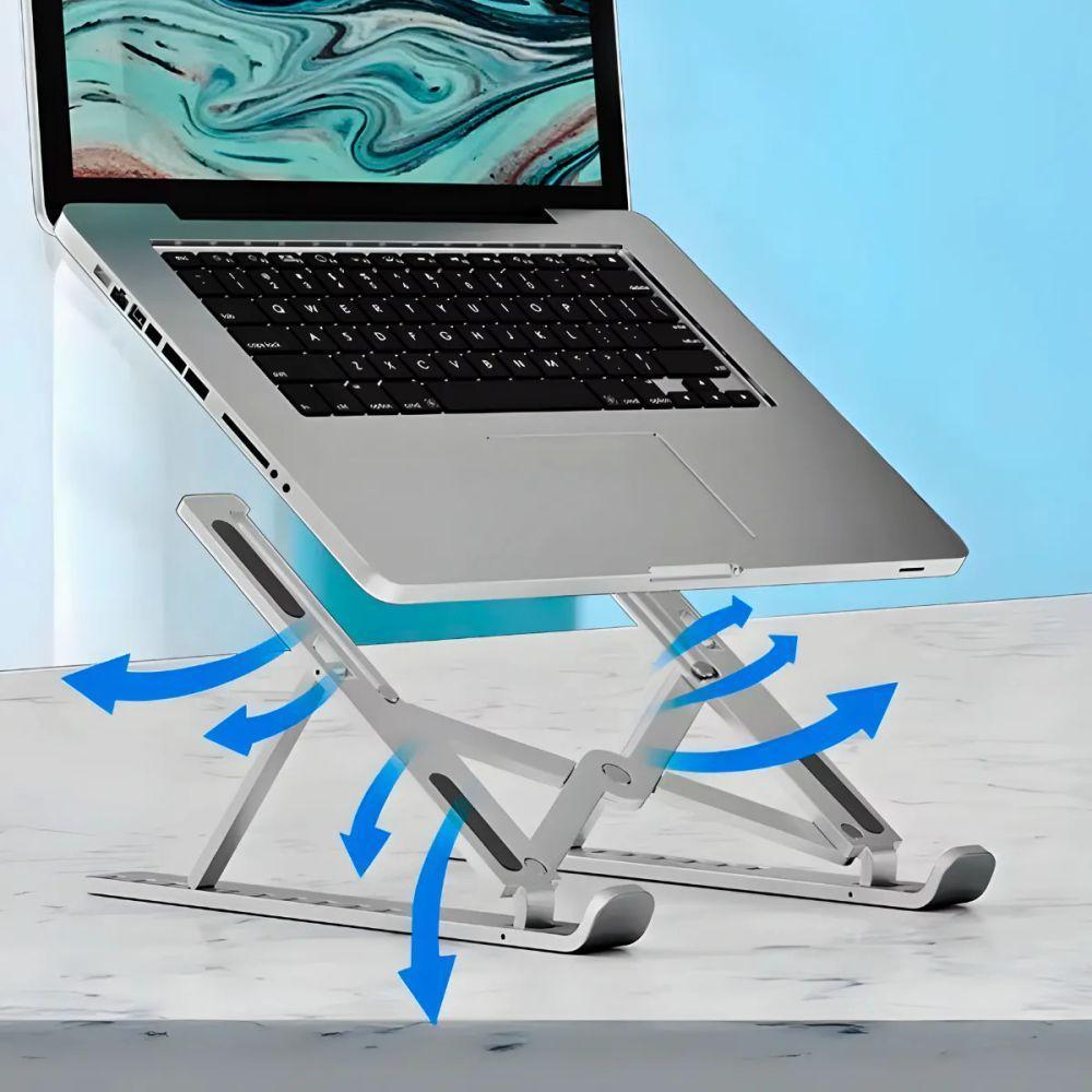 Suporte Notebook Ajustável Ergonômico Dobrável Universal - 7