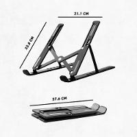 Suporte Notebook Ajustável Ergonômico Dobrável Universal - 9