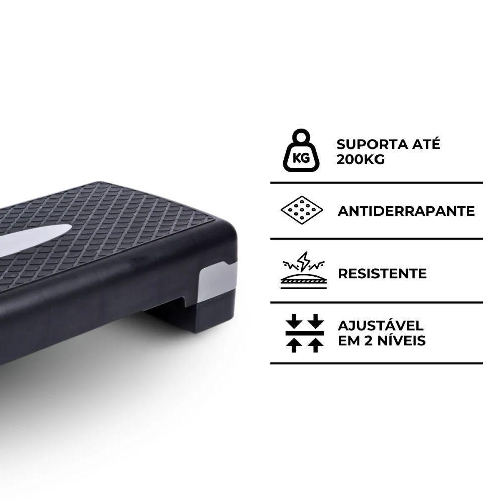 Step De Ginástica Academia Exercícios Ajustável 2 Níveis - 8