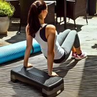 Step De Ginástica Academia Exercícios Ajustável 2 Níveis - 9