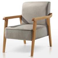 Poltrona Lina Linho Bege Claro - 3