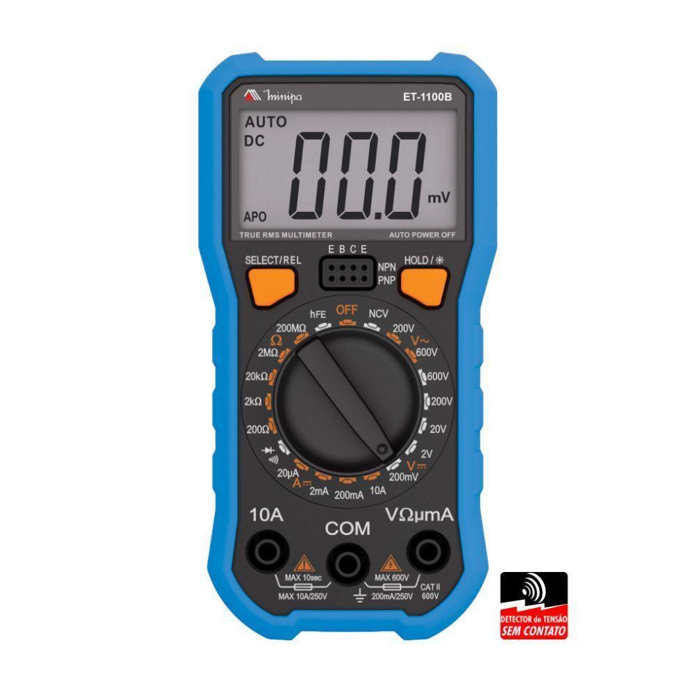 Multimetro Digital Minipa Et-1100b True Rms - 1