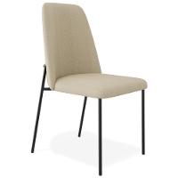 Kit 04 Cadeiras Decorativa Estofada Para Sala De Jantar Bella L02 Linho Bege Escuro - Lyam Decor - 6