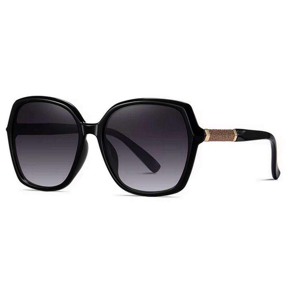 Óculos Polarizados Gradiente Fashion Borboleta Proteção Uv400 Preto Gradiente - 2