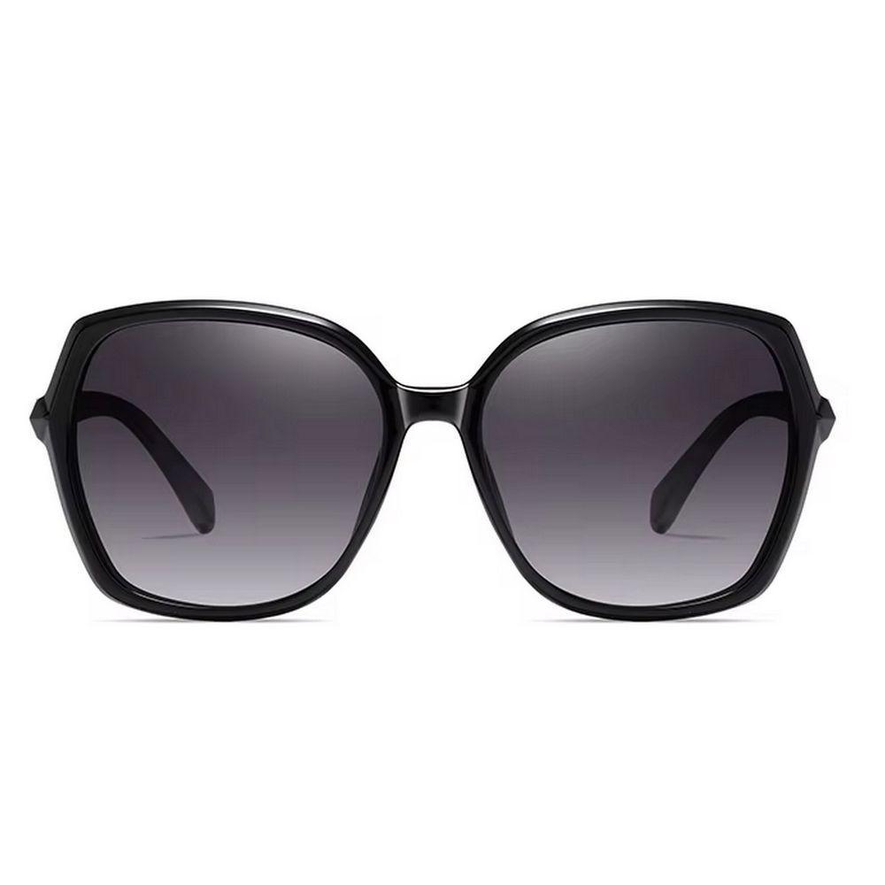 Óculos Polarizados Gradiente Fashion Borboleta Proteção Uv400 Preto Gradiente - 3