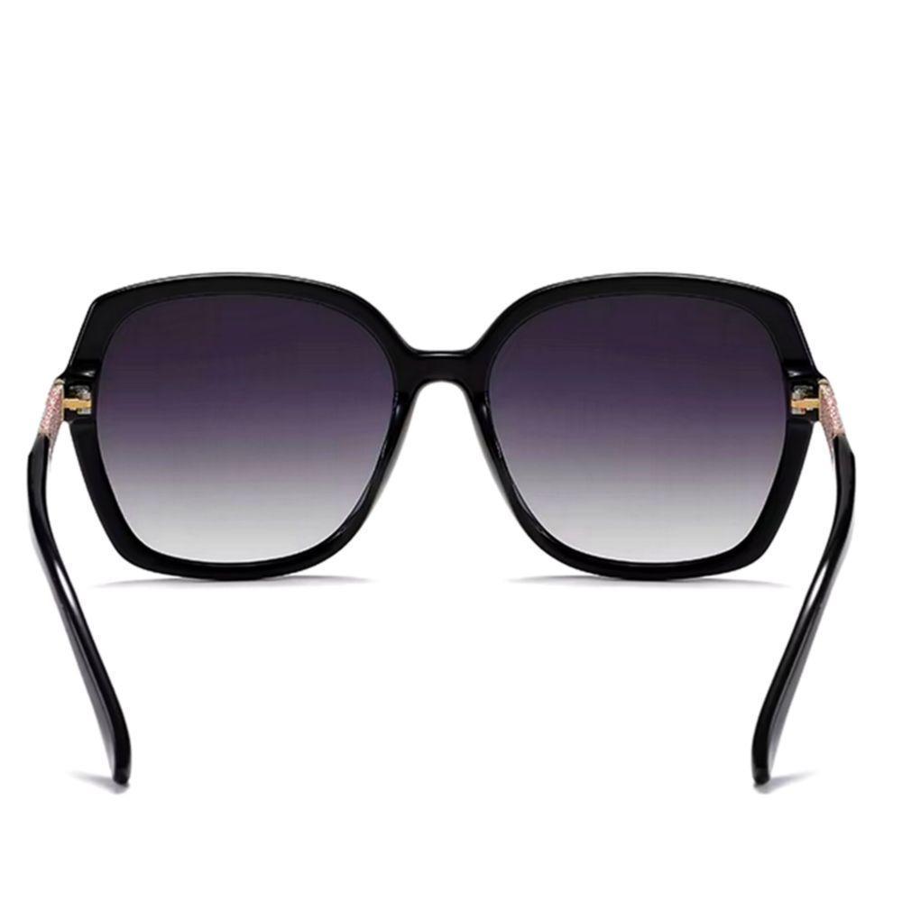 Óculos Polarizados Gradiente Fashion Borboleta Proteção Uv400 Preto Gradiente - 5