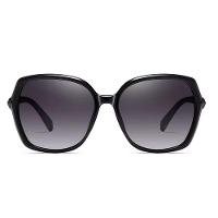 Óculos Polarizados Gradiente Fashion Borboleta Proteção Uv400 Preto Gradiente - 3