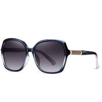 Óculos Polarizados Gradiente Fashion Borboleta Proteção Uv400 Azul Gradient - 3