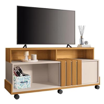 Rack Bancada Graci 1.3 Cinamomo-off White Para Tv Até 50? - Hb Móveis Cinamomo-off White