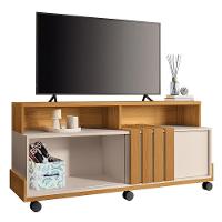 Rack Bancada Graci 1.3 Cinamomo-off White Para Tv Até 50? - Hb Móveis Cinamomo-off White - 1