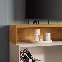 Rack Bancada Graci 1.3 Cinamomo-off White Para Tv Até 50? - Hb Móveis Cinamomo-off White - 3