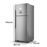 Refrigerador Panasonic BT56 435L Frost Free NR-BT56PD4XA Aço Escovado - 110V - 3