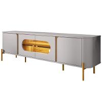 Rack Para Sala Orgânico Suy Com Painel Para Tv 75 Pol Maresca B02 Off White Cinamomo - Lyam Decor