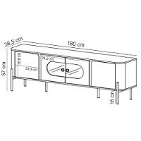 Rack Para Sala Orgânico Suy Com Painel Para Tv 75 Pol Maresca B02 Off White Cinamomo - Lyam Decor - 8