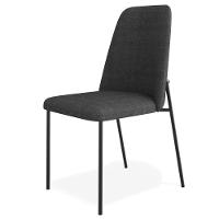 Kit 03 Cadeiras Decorativa Estofada Para Sala De Jantar Bella L02 Linho Chumbo - Lyam Decor - 7