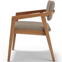 Kit 02 Cadeiras Para Sala De Jantar Estar Living Giorgia L02 Bouclê Bege - Lyam Decor - 7