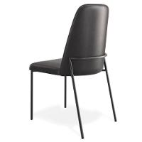 Kit 03 Cadeiras Decorativa Estofada Para Sala De Jantar Bella L02 Couríssimo Preto - Lyam Decor - 9