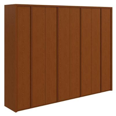 Guarda-roupa Casal 100% Mdf 8 Portas Easy Glow Frassino